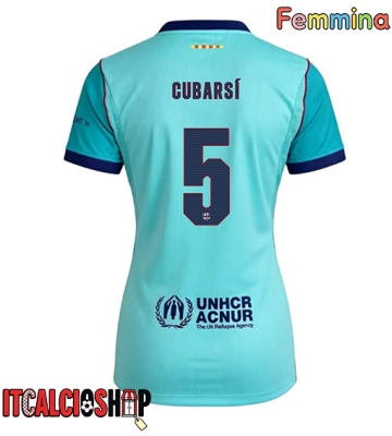 Barcelona Pau Cubarsi #5 Terza Maglia Femmina 2026-27 Manica Corta